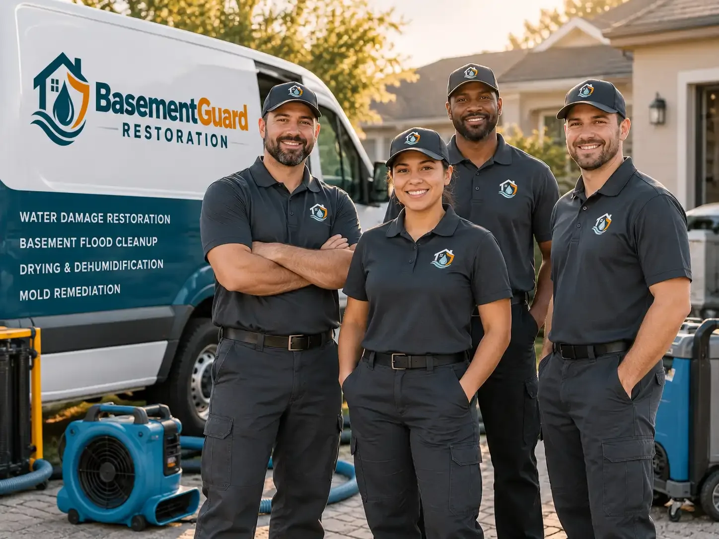 Basement Water Damage Restoration company in Larrabee, IA